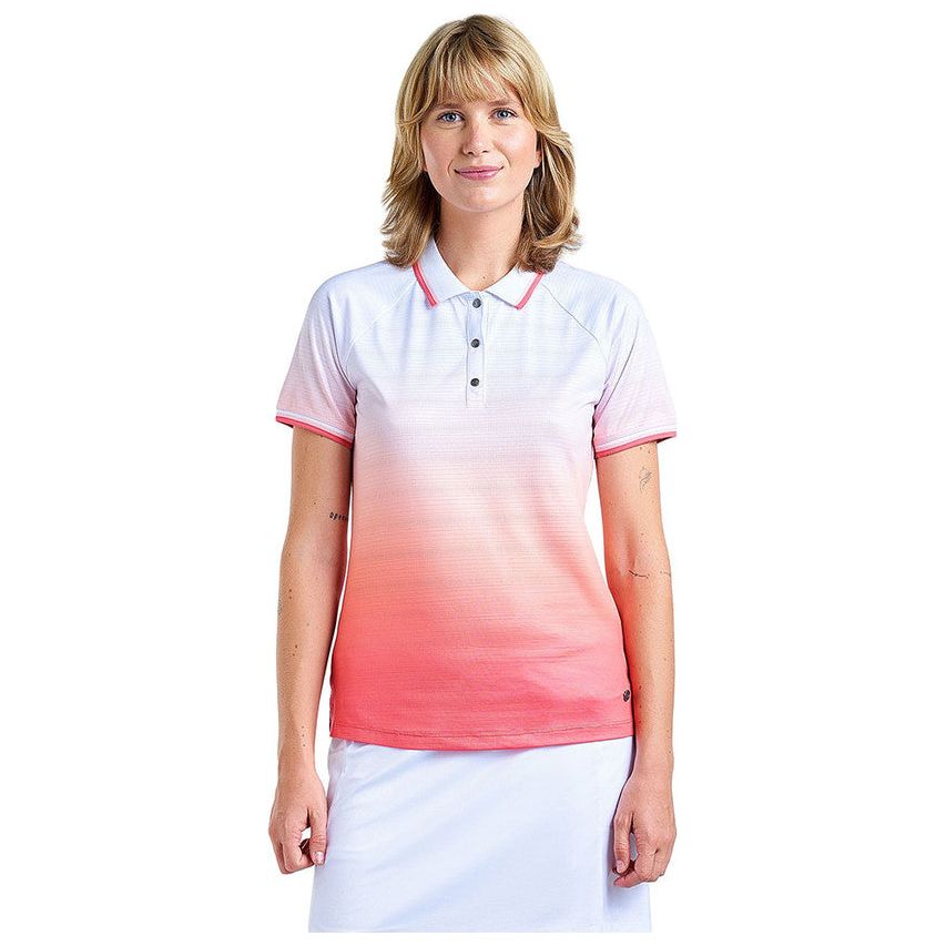 POLO NIVO MALAI Light and Breathable Polo, Jacquard Moisture-Wicking