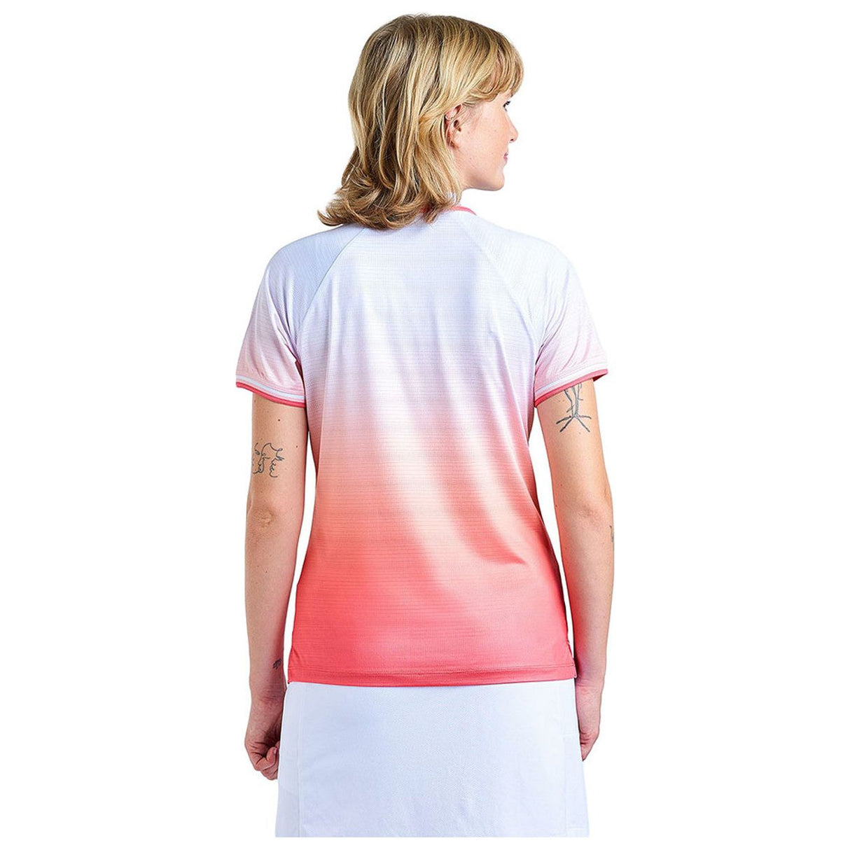 POLO NIVO MALAI Light and Breathable Polo, Jacquard Moisture-Wicking