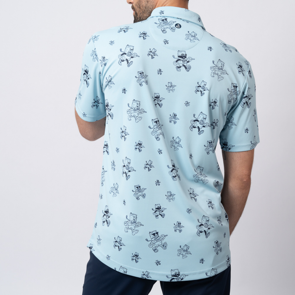 Swannies Bill Performance Comfort Fit Golf Polo Shirt for the Course