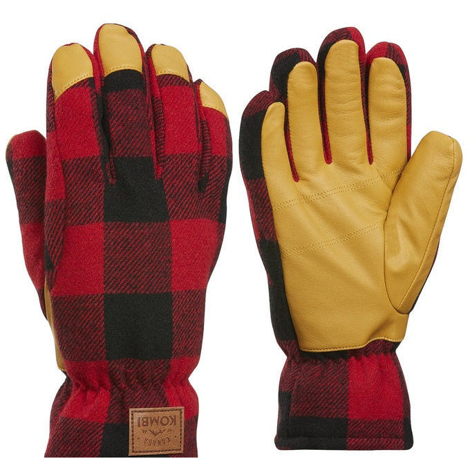 Gant Kombi The Timber Men’s Insulating Wool Gloves With Leather Palm