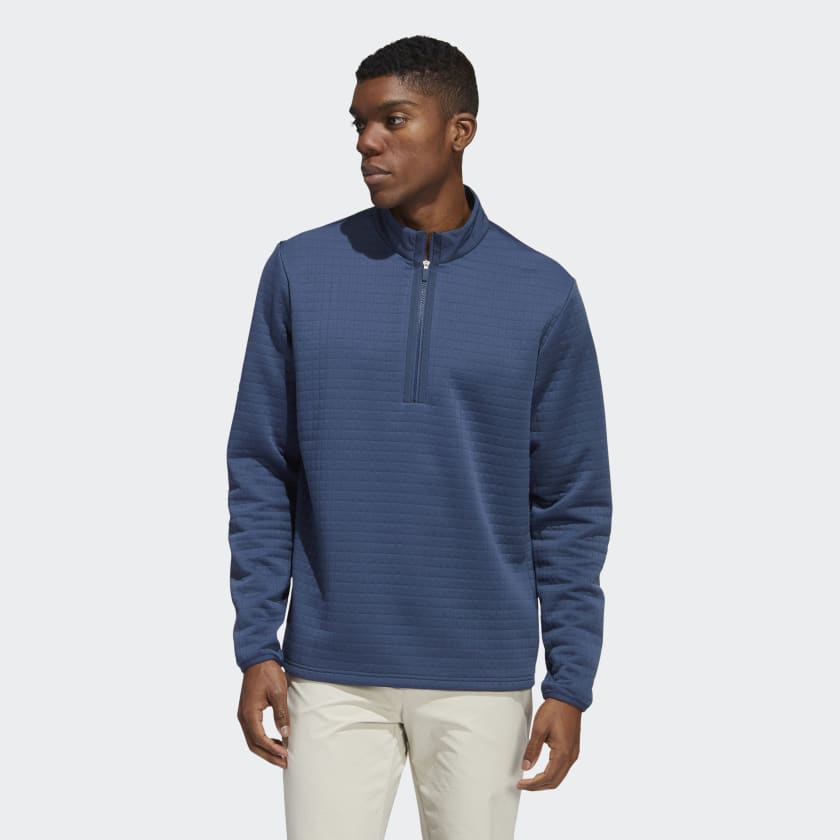 Adidas DWT 1/4 Zip Pullover Sweater In Lightweight Recycled Fleece