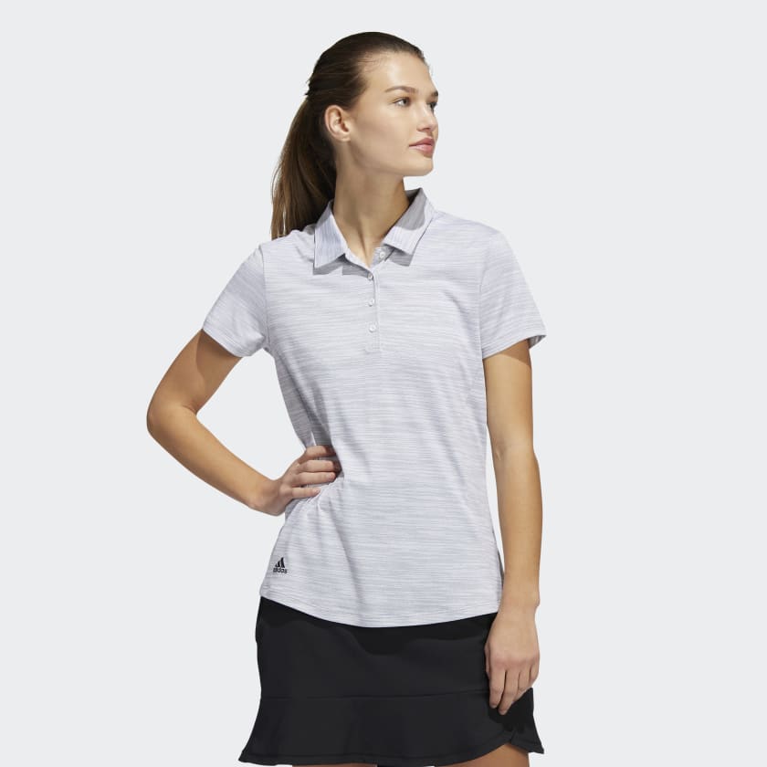 Adidas Polo Spacedye Women Performance Durable Comfort Elegant