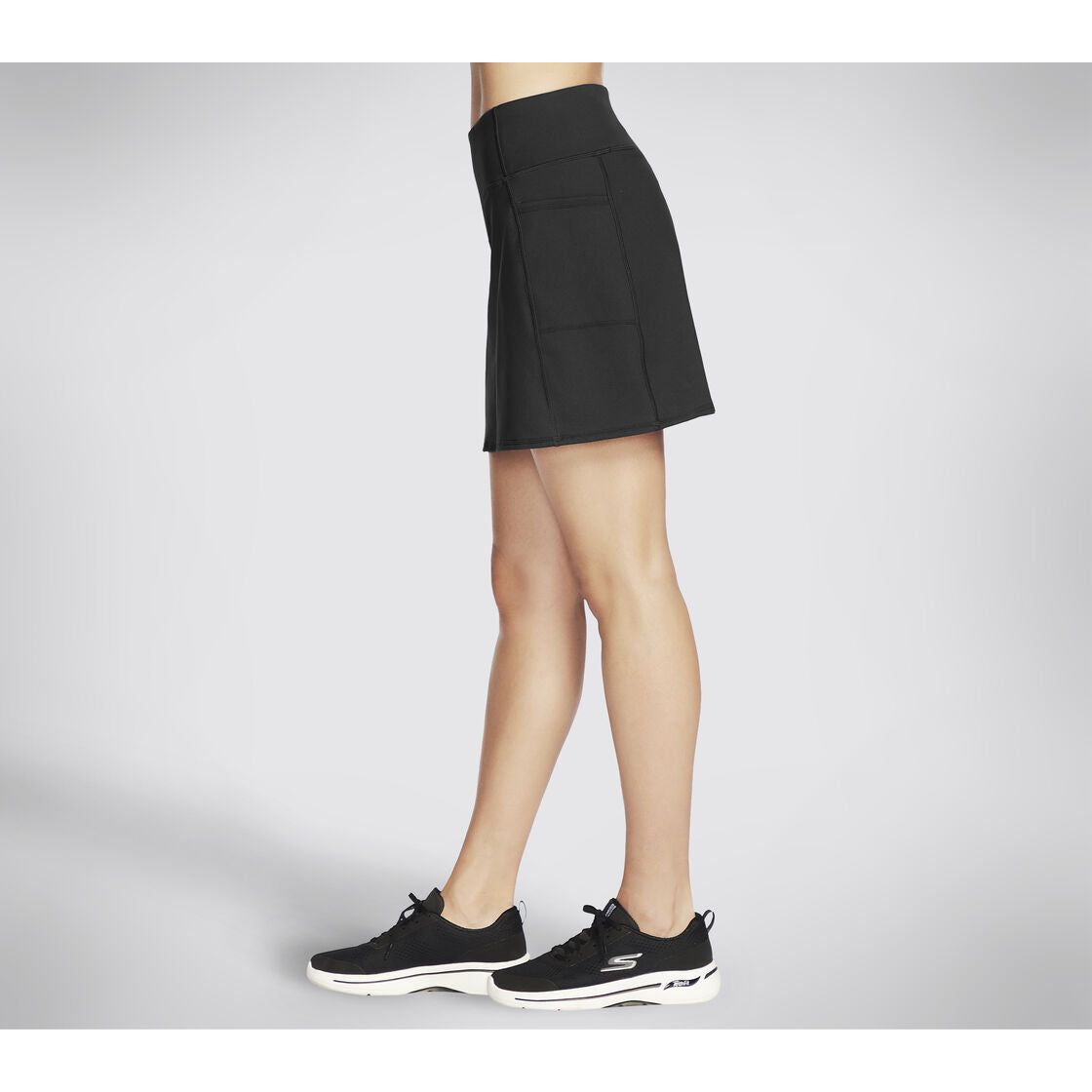 Skechers Go Flex Skort Sporty Short Skirt Moisture-Wicking Nylon Elastane Comfort