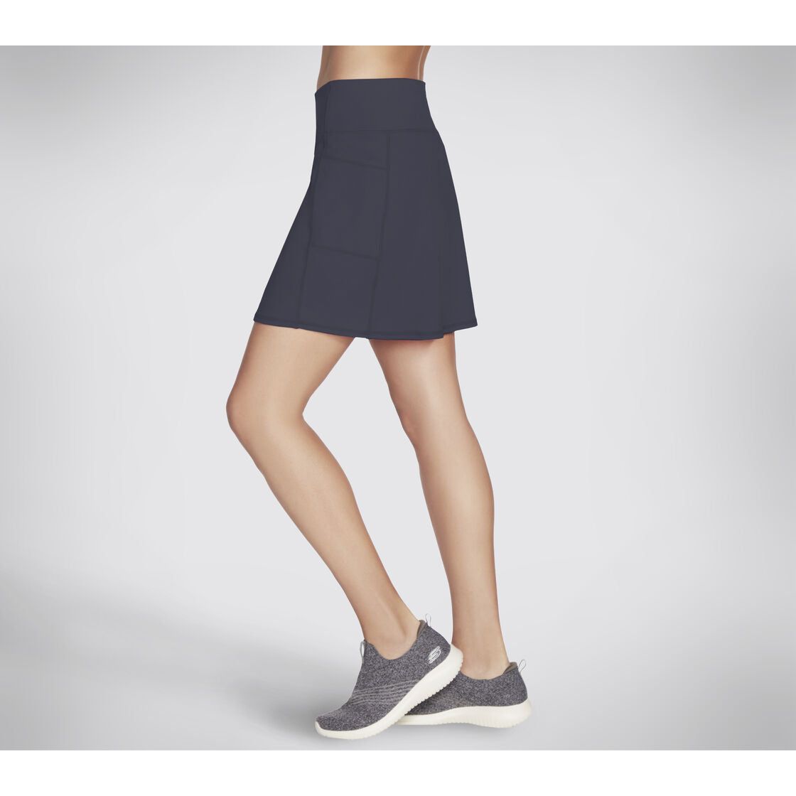 Skechers Go Flex Skort Sporty Short Skirt Moisture-Wicking Nylon Elastane Comfort