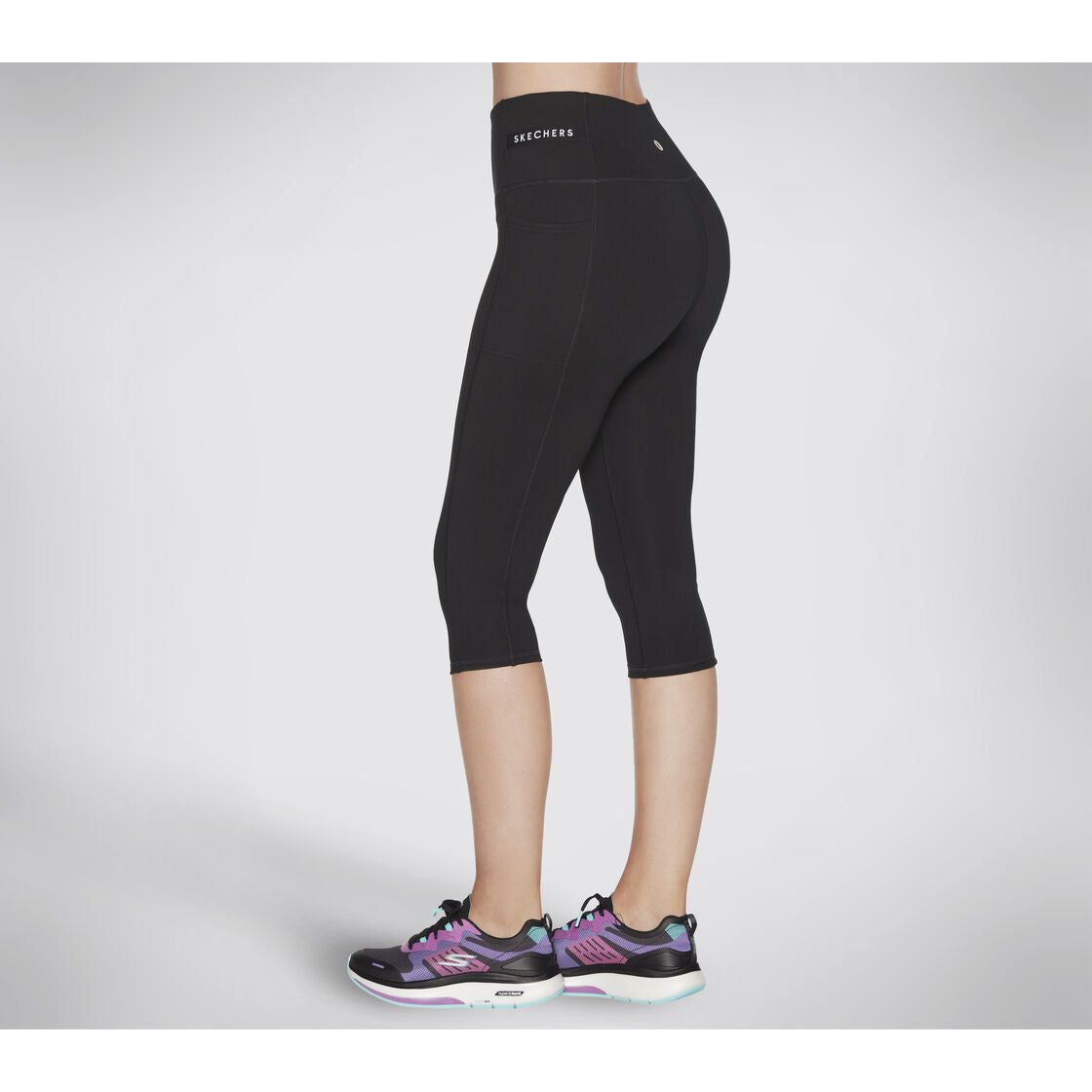 Skechers Go Stretch Alpine Trail Capri Legging High Waist 3 Quarter