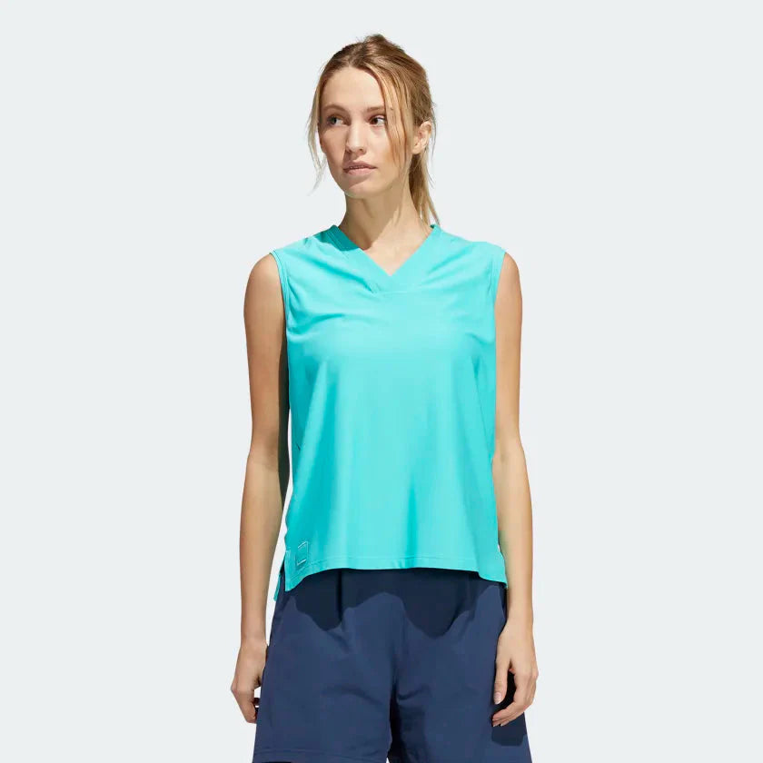 Adidas Go-To Sans Manches Polo Golf Conception Drapée Performance