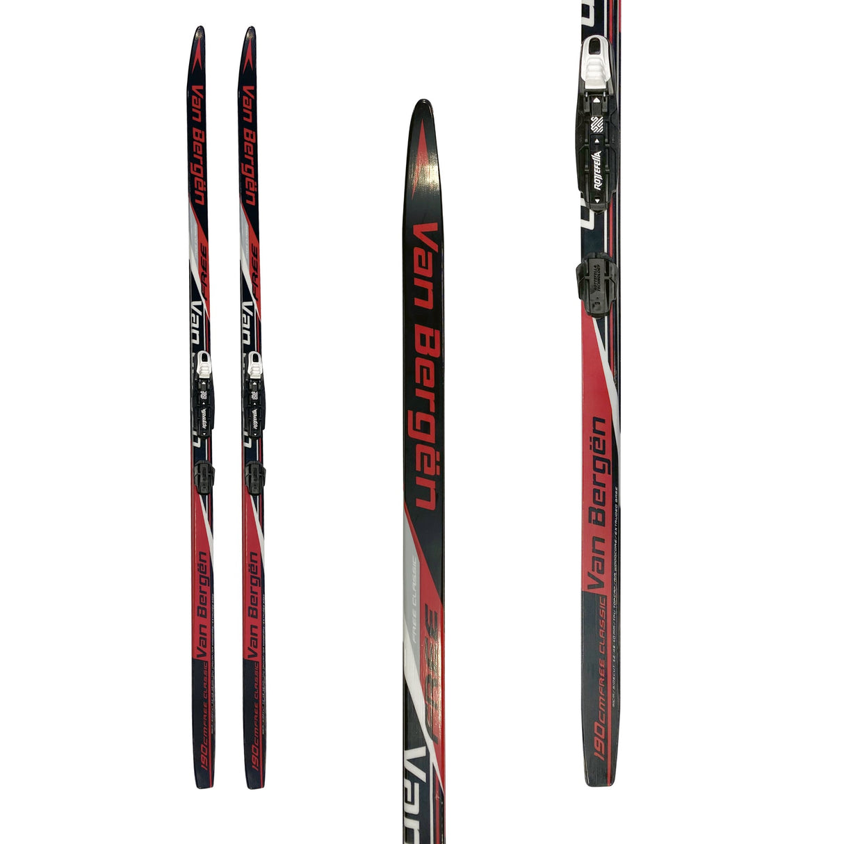 Van Bergen Complete Cross-Country Ski Set Elegant Skin For Optimized Performance