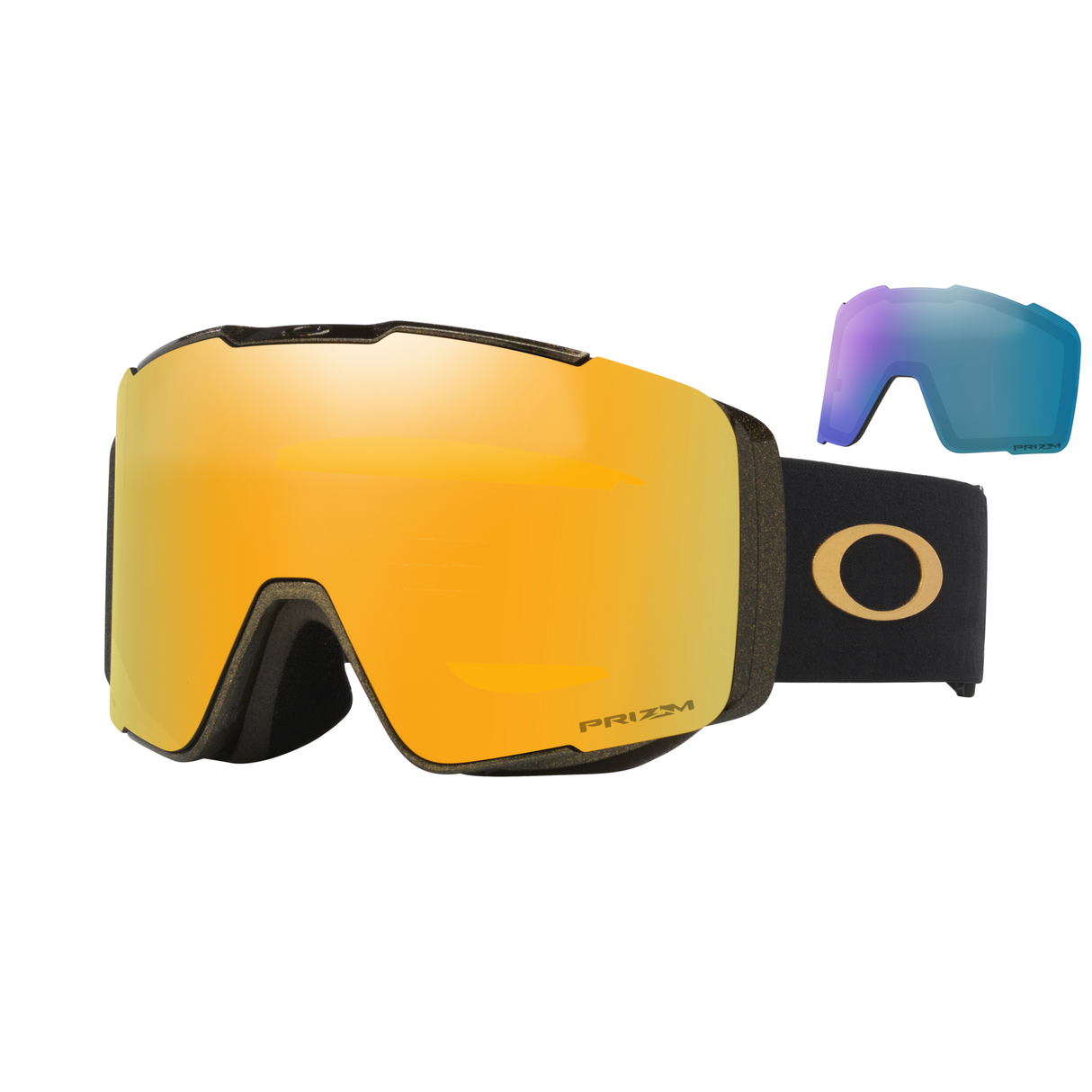 OAKLEY LINE MINER PRO WIDE FIT SKI GLASSES (2 LENS) 