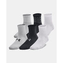 KIDS' UA ESSENTIAL QUARTER SOCKS 6-PACK