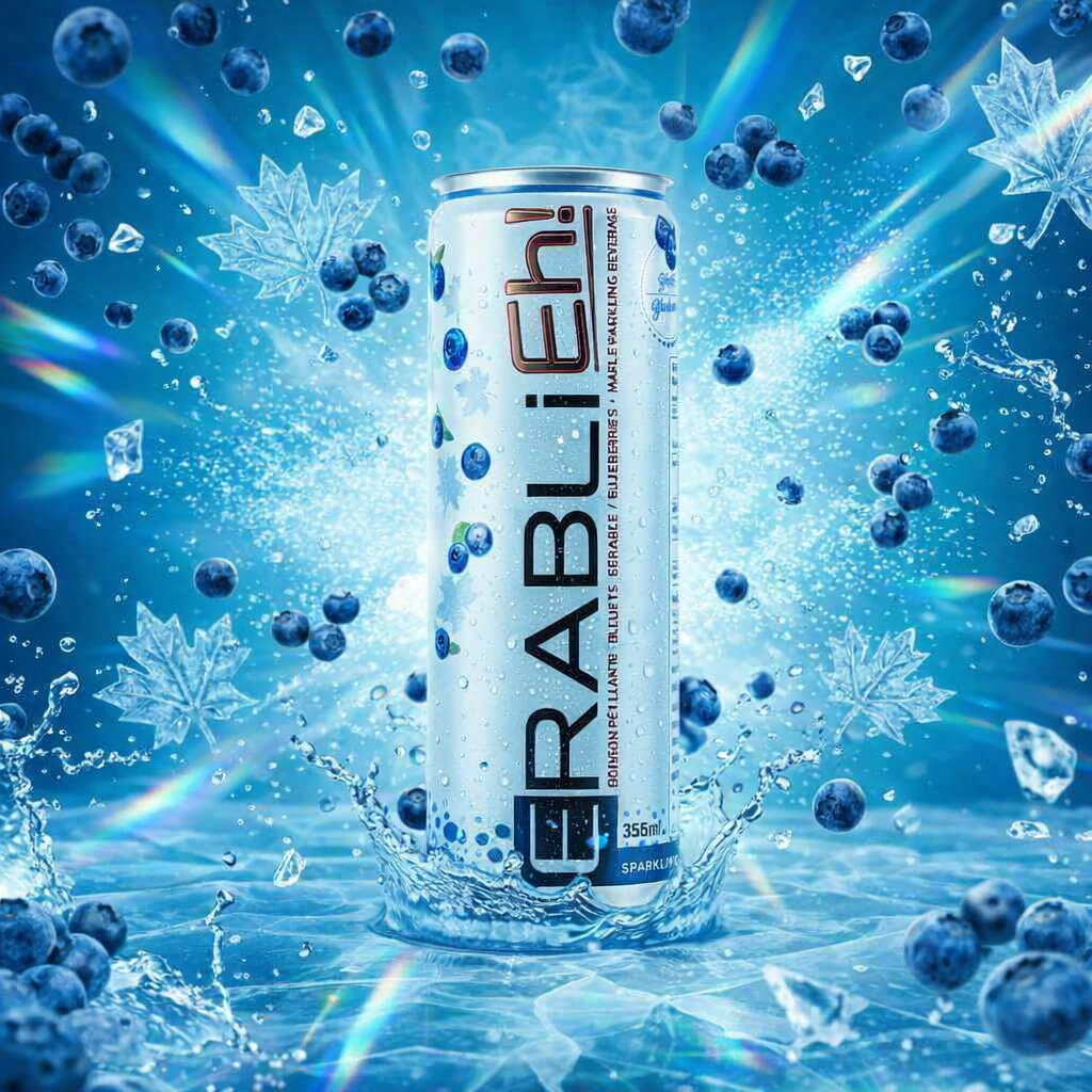 BOISSON PETILLANTE ERABLIEH A BASE D'EAU D'ERABLE