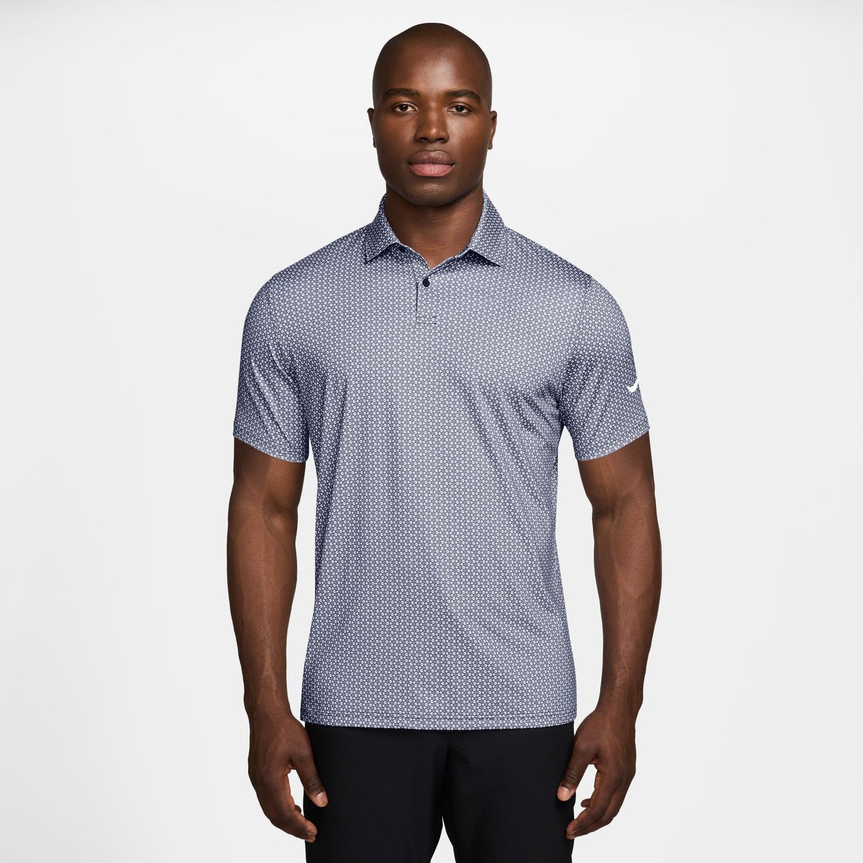 NIKE DRI-FIT VELOCITY MICRO PRINT MEN'S POLO