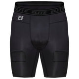 Elite Jock Short de Compression Hockey SR Avec Coquille Adulte