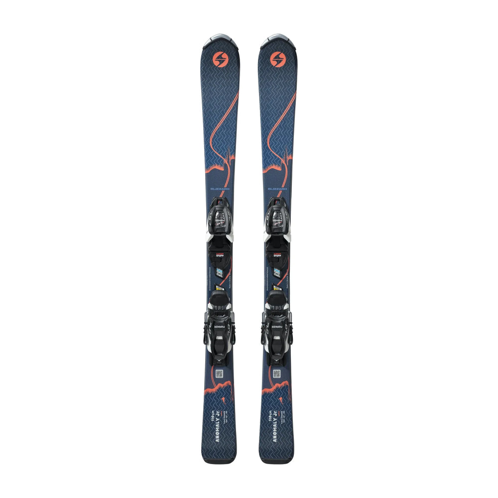 SKI BLIZZARD ANOMALY ET FIXATIONS JR4 5 POUR ENFANT