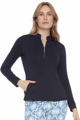 SWING CONTROL LONG SLEEVE POLO SHIRT