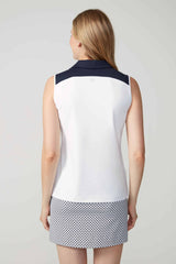 POLO SANS MANCHES SWING CONTROL AVEC CONTRAST