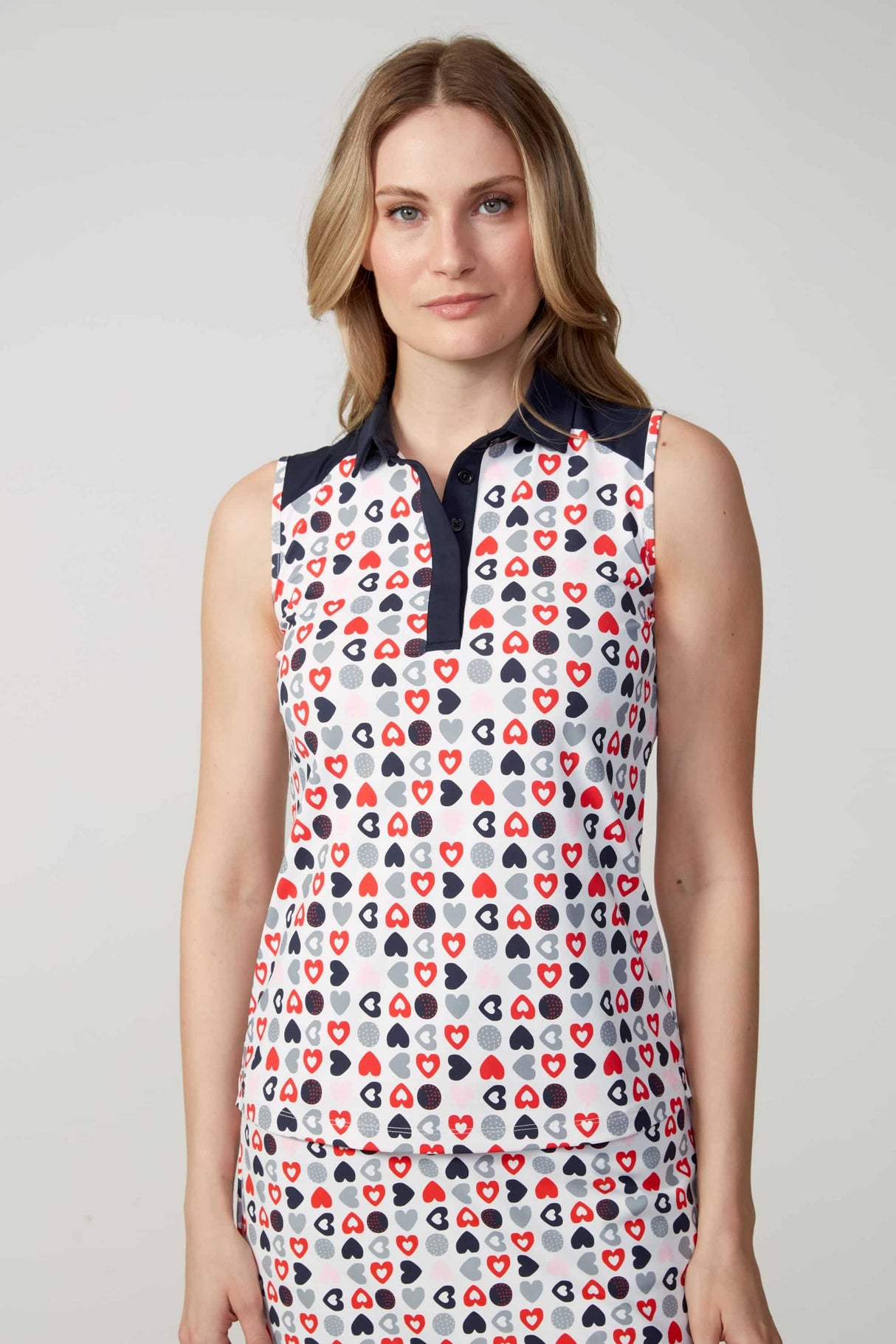POLO SWING CONTROL NAVY HEARTS