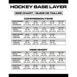 Elite Jock Short de Compression Hockey SR Avec Coquille Adulte