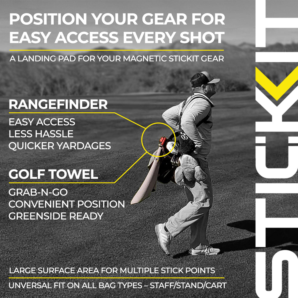 Stick It Landing Pad Pour Sac De Golf Tout Métal Accès Rapide Précis