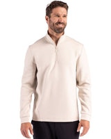 CLIQUE HAVEN RECYCLED MENS QUARTER ZIP SWEATSHIRT HOMME