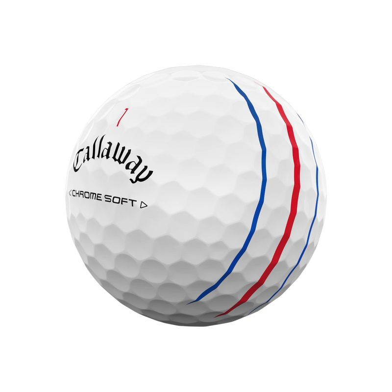 Callaway Chrome Soft 24 White Ball Triple Track For Control