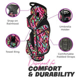 Taboo Fashions Durable and Organized Golf Trolley Bag for Clubs