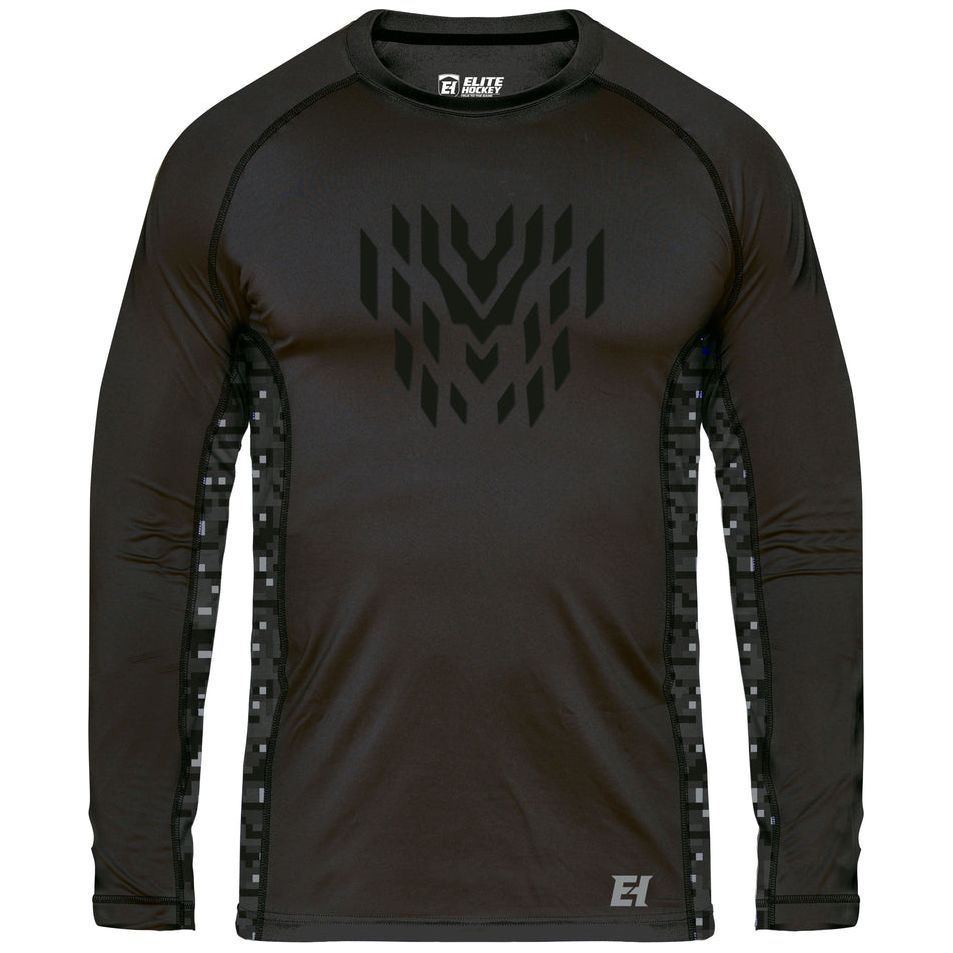 Elite Hockey Fitted LS JR - Long Sleeve Hockey Base Layer - Kids