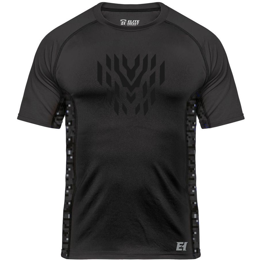 Elite Hockey Fitted T-Shirt SR - Short Sleeve Hockey Base Layer - Adult