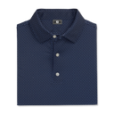 FOOTJOY GEO DOT PRINT LISLE POLO