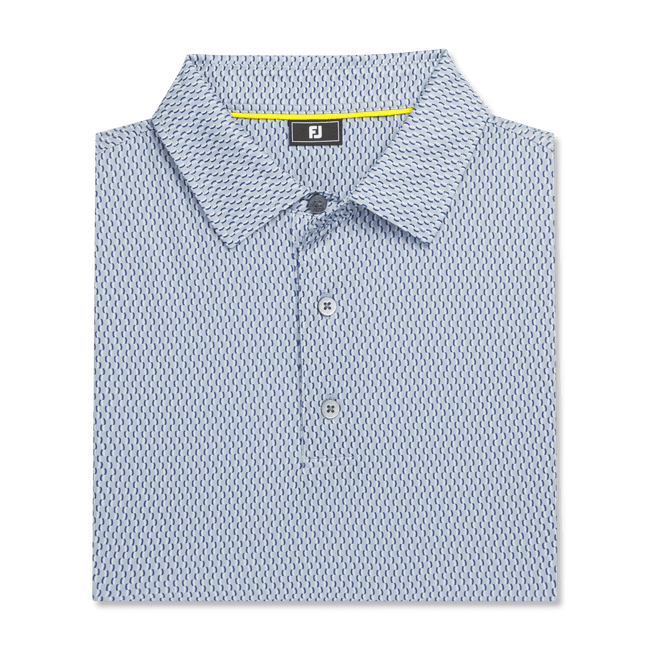 POLO FOOTJOY Wiggle Print Breathable ProDry Performance Golf Polo