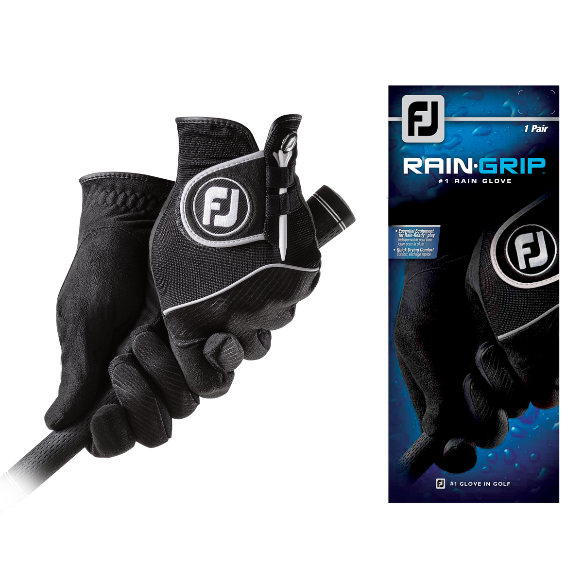 FootJoy RainGrip Women's Superior Grip for Rain, Ideal for Golf