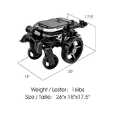 Chariot AXGLO Flip N Go Pro Chariot Foldable Patented in 1 Step