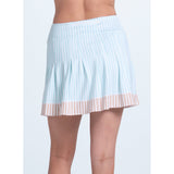 JUPE SKORT LUCKY IN LOVE RIVIERA STRIPE POCKET