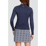 Maevie Long Sleeve Raglan Sweater Elegant Golf Sport Top