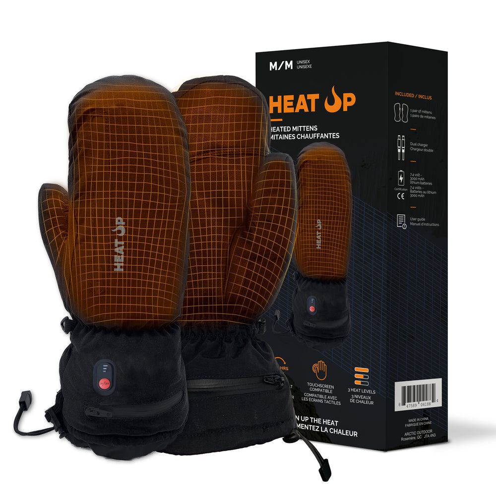Mitaines Chauffantes Imperméable Heat Up Série Peak