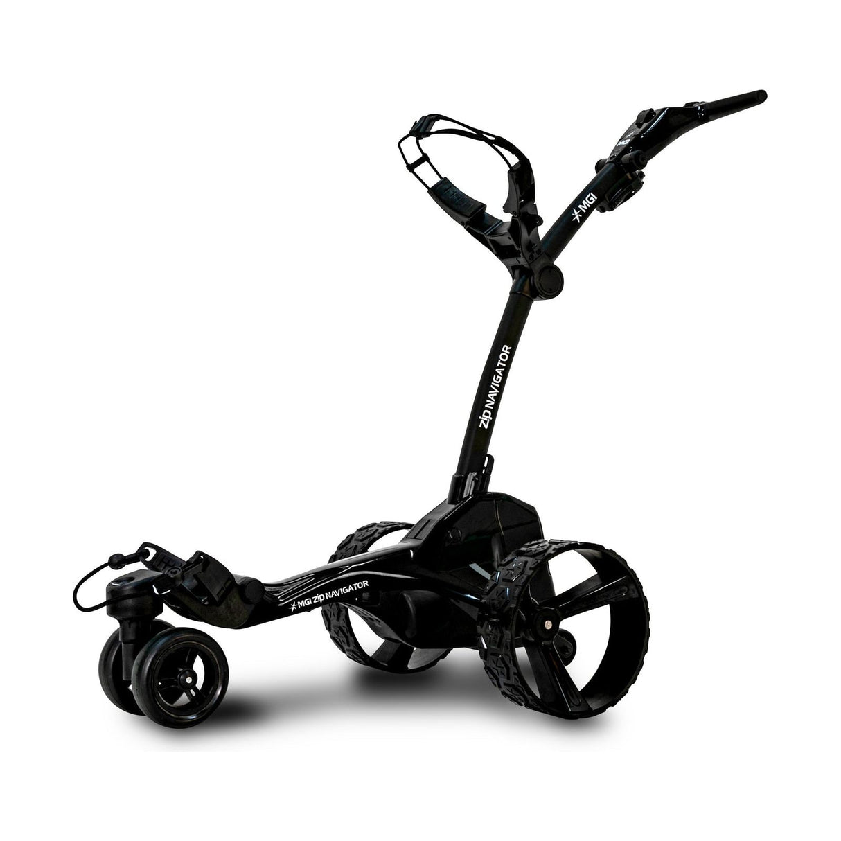 MGI Navigator Electric Golf Trolley 2025 Matte Black Top Box