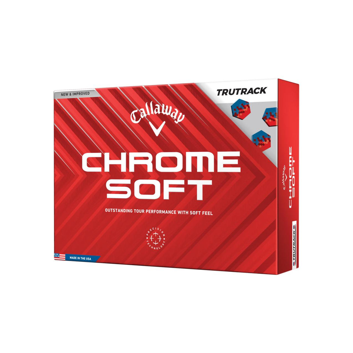 Callaway Chrome Soft 24 White TruTrack Golf Control Balls