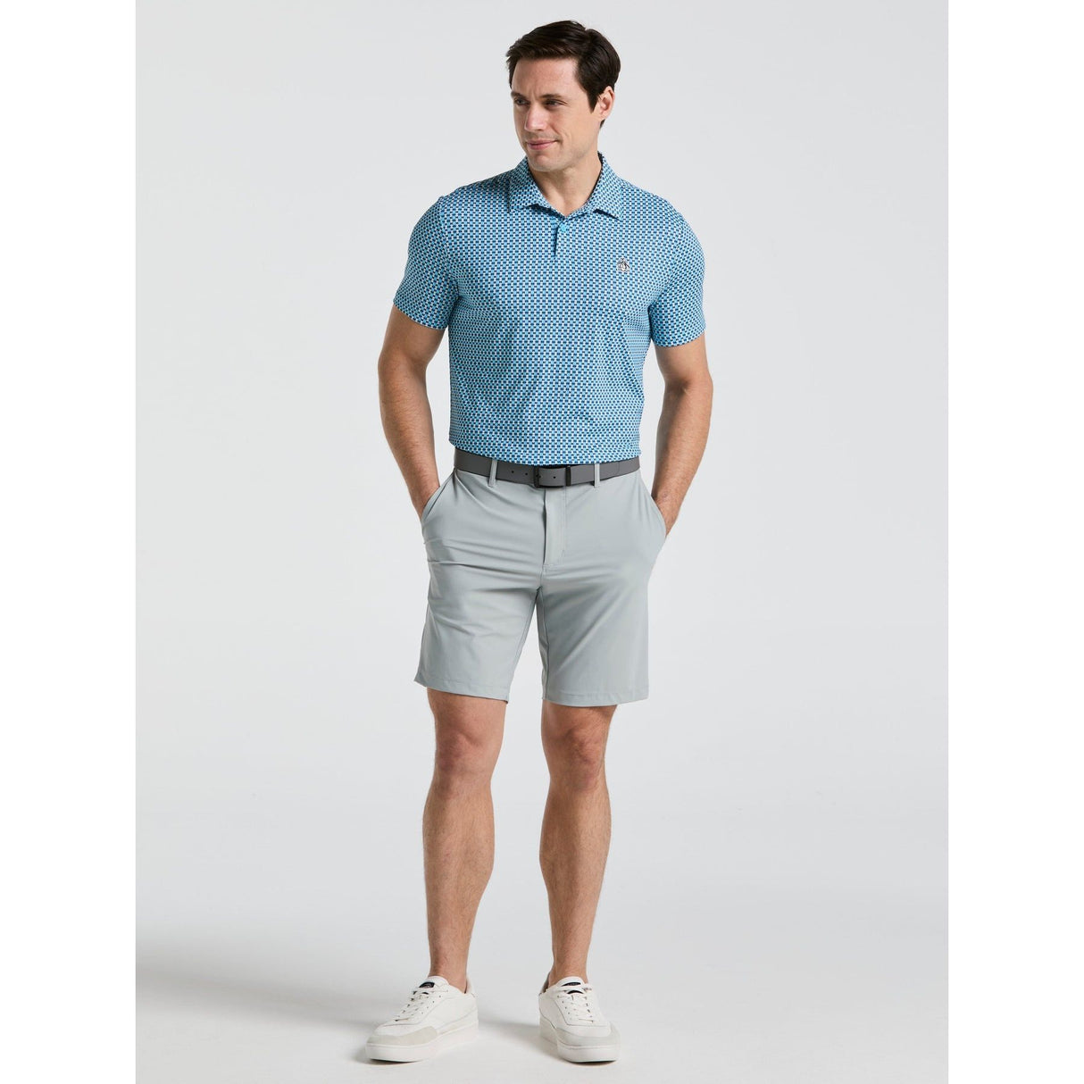 Original Penguin Polo Pete Nœud Papillon Micro Print Pour Homme Élégance