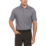 Callaway Polo All Over Scotch Lightweight Durable Recycled Polyester Fabric