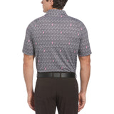 Callaway Polo All Over Scotch Lightweight Durable Recycled Polyester Fabric