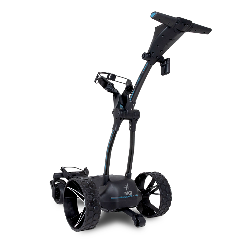MGI Navigator AI GPS Plus Electric Trolley and Control Joystick