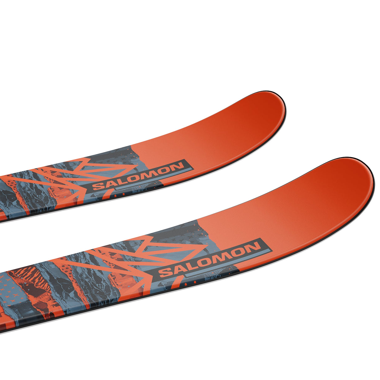 SKI SALOMON TWIN TIPS QST SPARK MEDIUM JR AND L6 BINDINGS