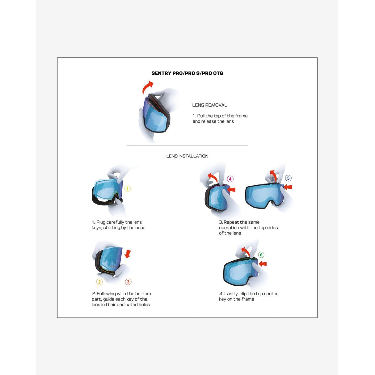 LUNETTE SALOMON SENTRY PRO OTG