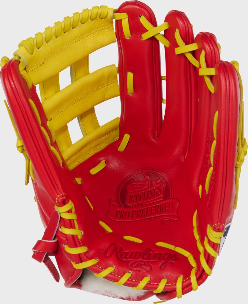 GANT BASEBALL RAWLINGS PRO PREFERRED 12.75'' OUTFIELD RED