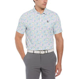 Original Penguin Polo Golf All Over Petes Game Grid Gestion Humidité