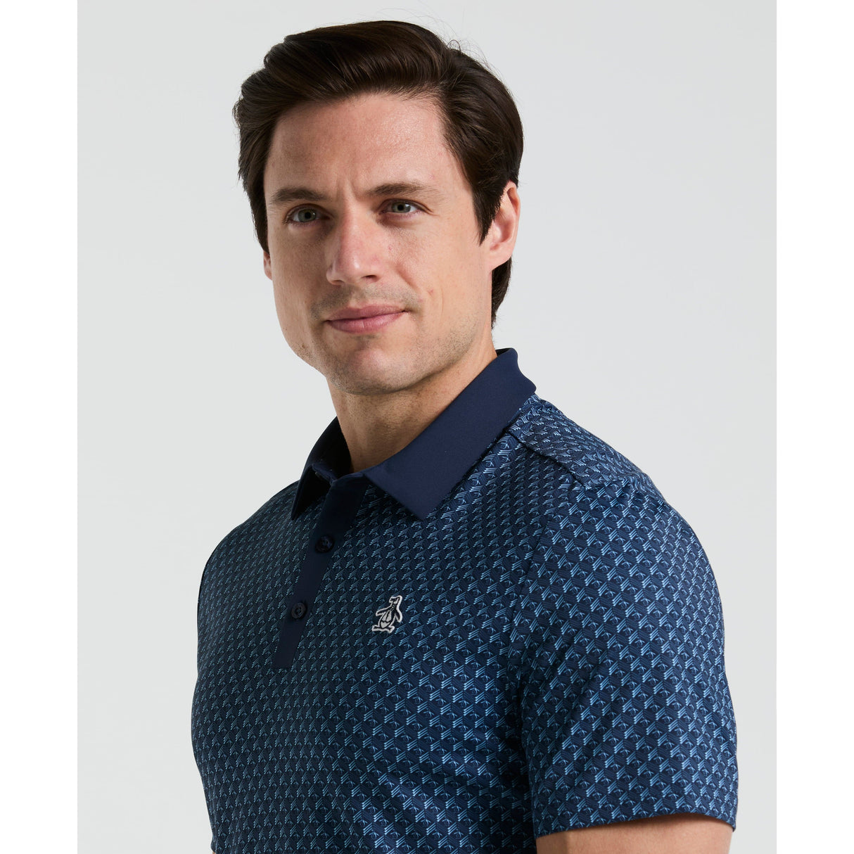 Original Penguin Pete's Tee Time Polo Shirt Lightweight Stretch Knit
