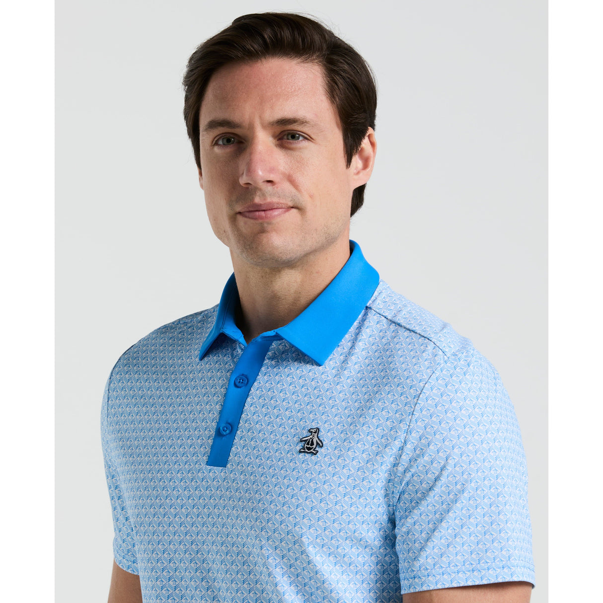 Original Penguin Pete's Tee Time Polo Shirt Lightweight Stretch Knit