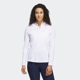 Adidas Women's Golf Zip-Up Jersey Premium Comfort Stretch