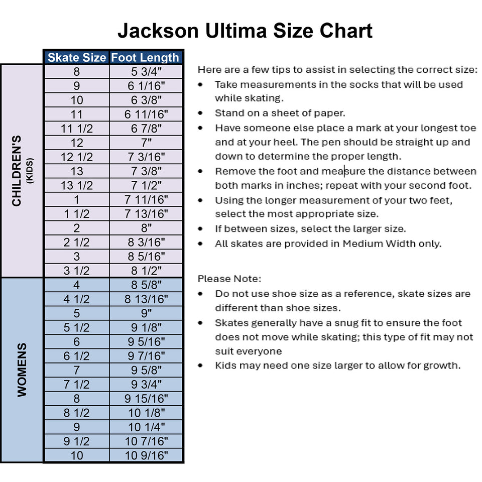 JACKSON EXCEL JS1291 GIRL'S ICE SKATES