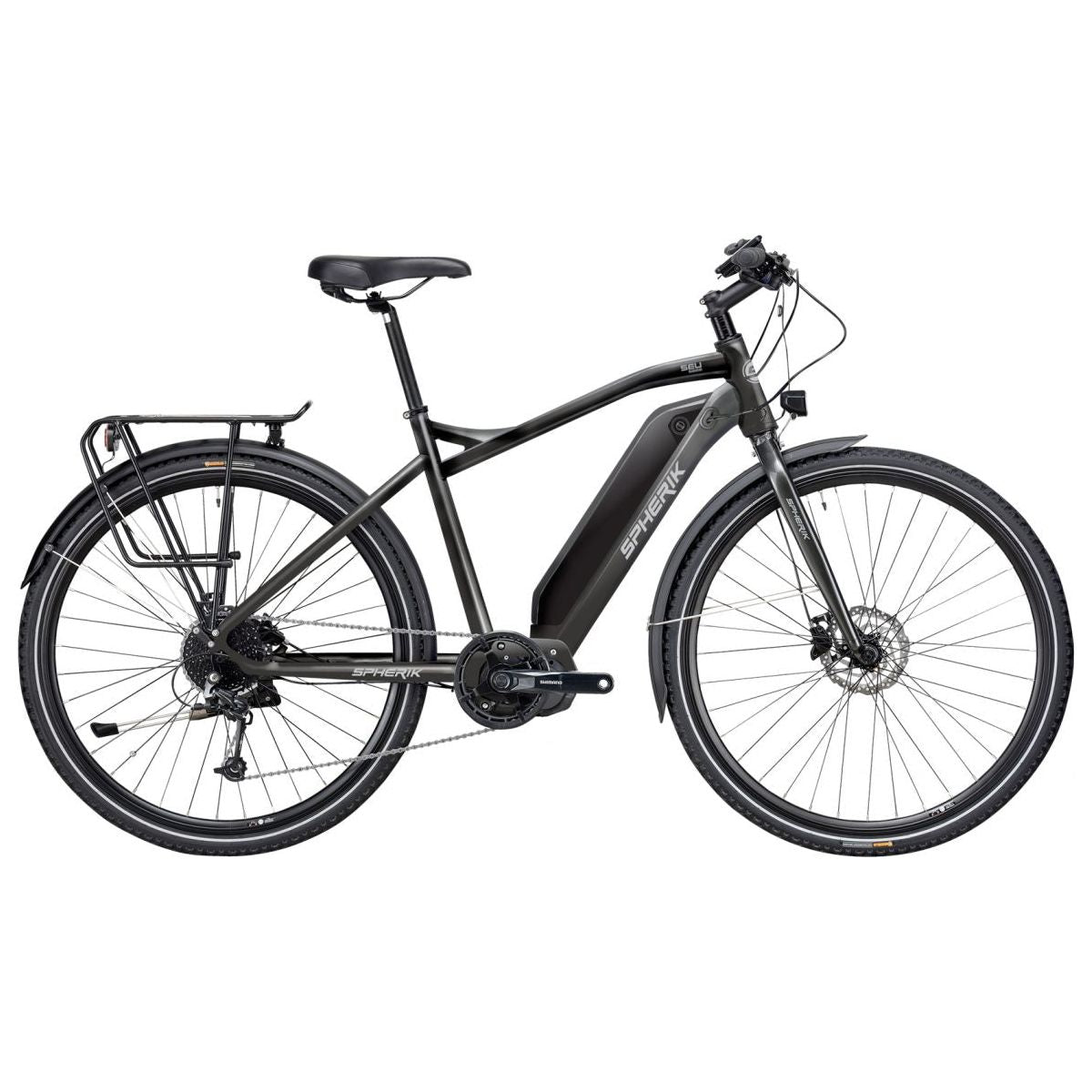 SPHERIK Vélo Électrique SEU5000 Gris Moteur Bafang M420 80 Nm