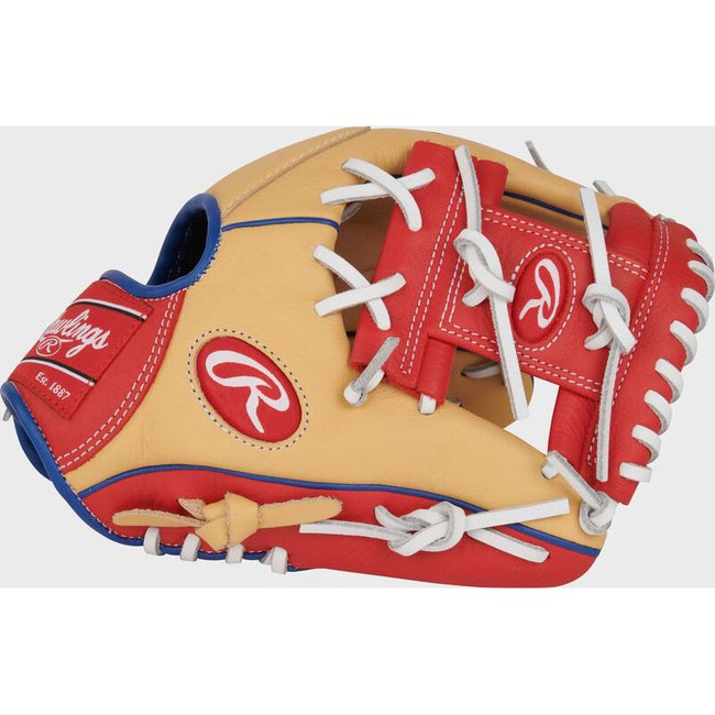 Gant De Baseball Rawlings En Cuir Mat Avec Coussin De Frappe - Modèle EAC8F09 Camel - Neuf Japon